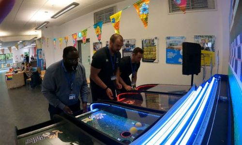 Roll and Bowl Trade show game